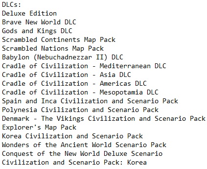 Sid Meier's Civilization 5 скачать торрент
